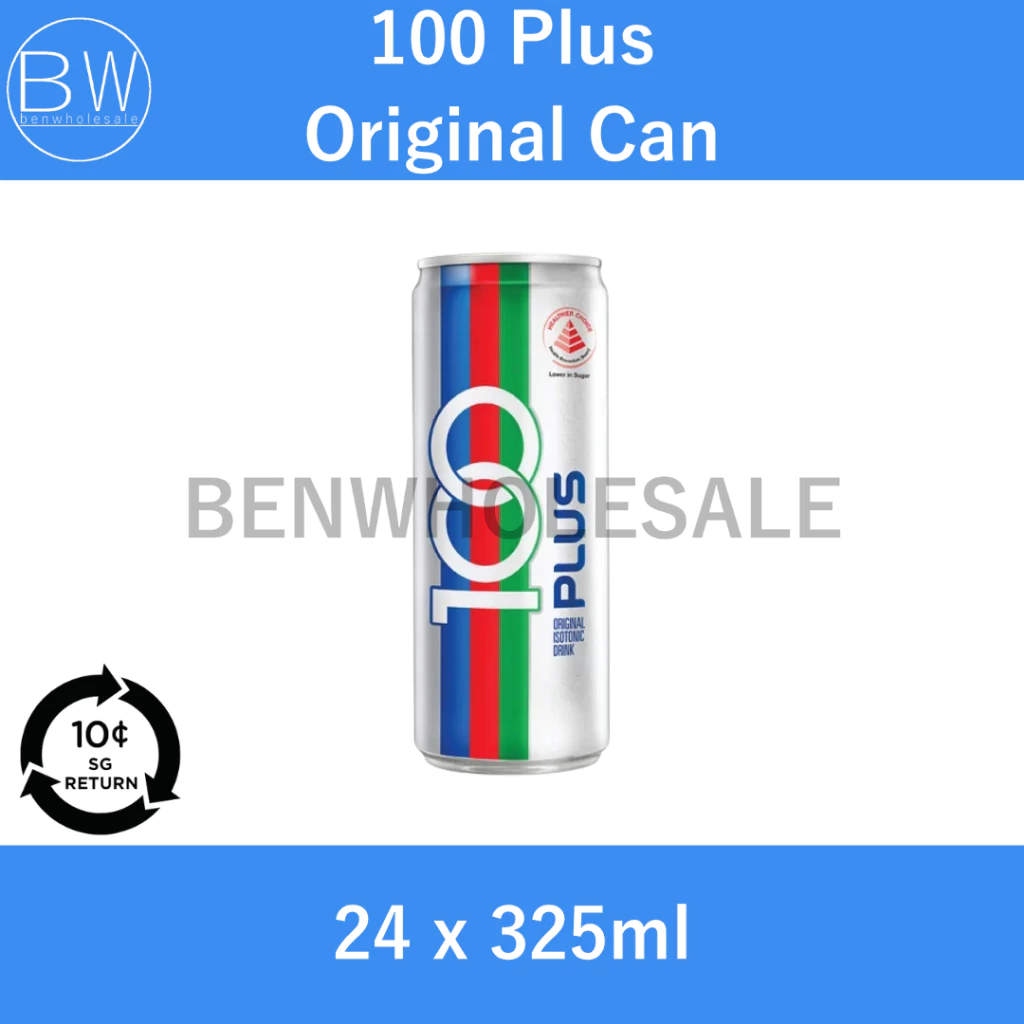 100 Plus Original Can Drink (24 x 325ml) (BCRS) - Image 4